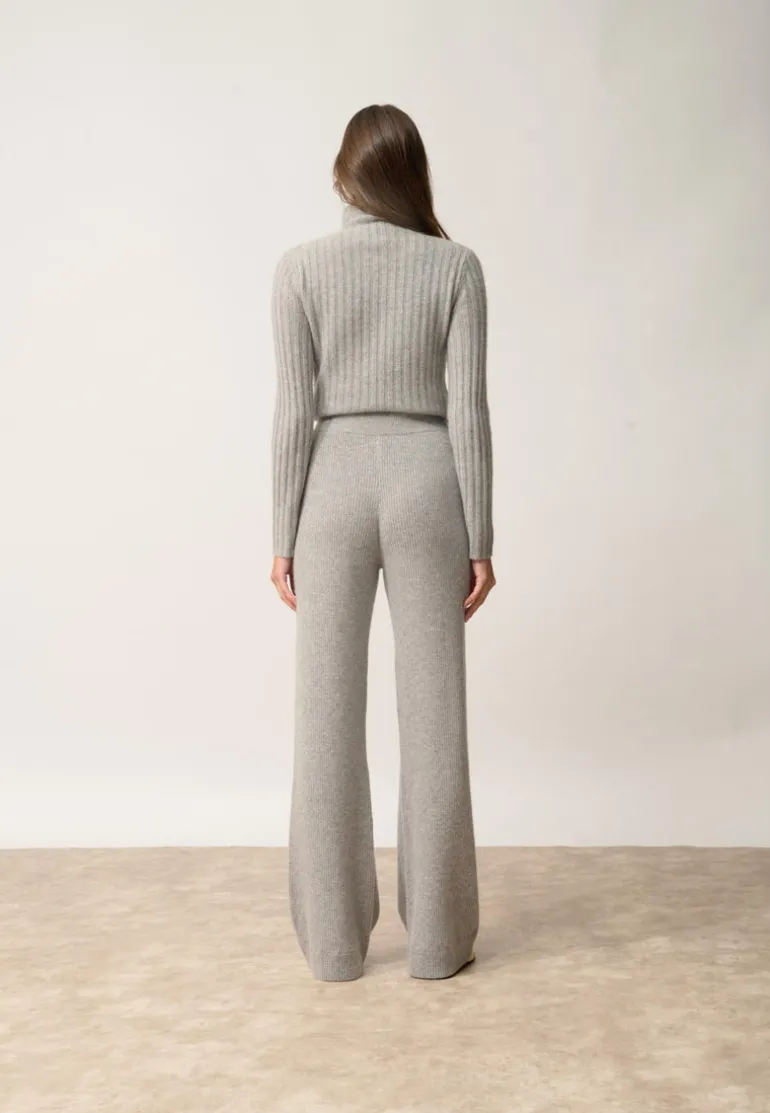 MARGRET pantalon nuage chiné