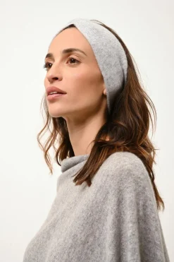 MEREDITH poncho col bateau nuage chiné