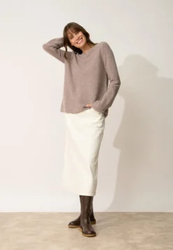 NETHY pull col bateau caribou chiné