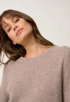 NETHY pull col bateau caribou chiné
