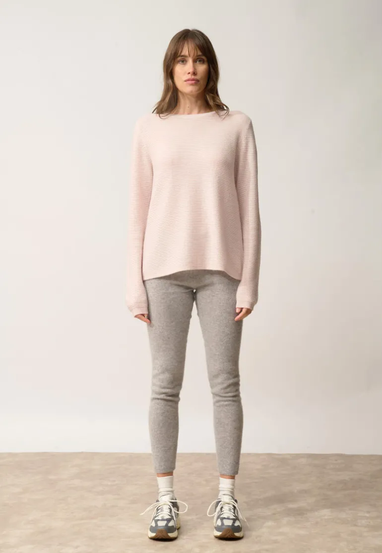NETHY pull col bateau poudre