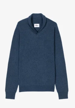 NINA pull col châle ocean chiné