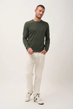 NOE pull col rond kaki