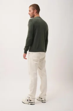 NOE pull col rond kaki