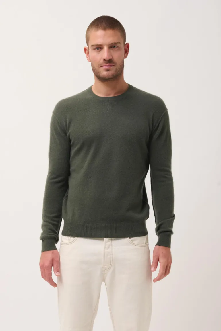 NOE pull col rond kaki