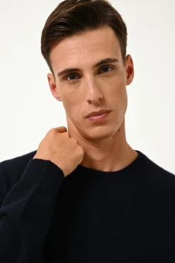 NOE pull col rond navy