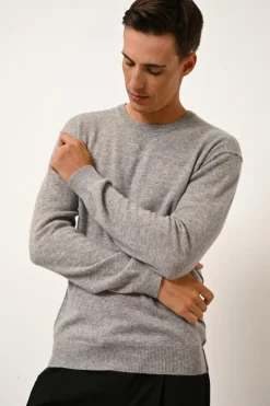NOE pull col rond nuage chiné