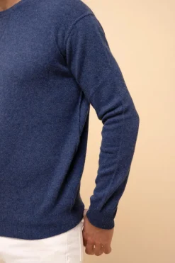 NOE pull col rond ocean chiné