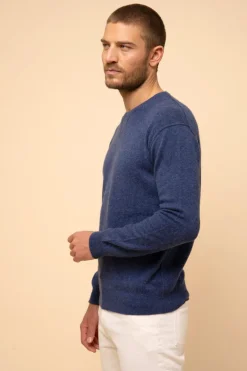 NOE pull col rond ocean chiné