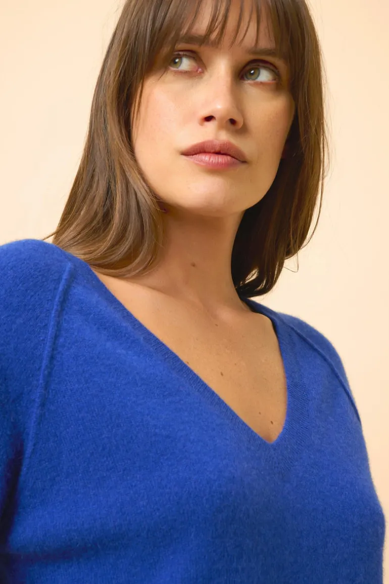 PHOEBE pull col v outremer