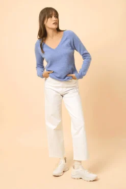 PHOEBE pull col v sky chiné