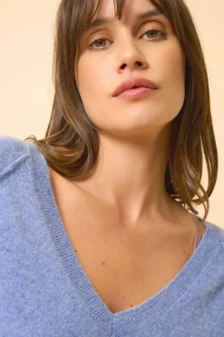 PHOEBE pull col v sky chiné
