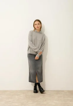 PIURA pull col claudine nuage chiné