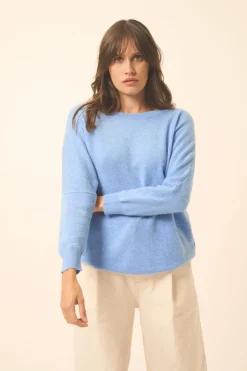 REBECCA pull col rond sky
