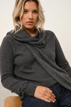 SPENCER écharpe anthracite chiné