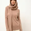 SPENCER écharpe camel chiné