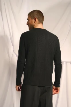 THURID pull col rond noir