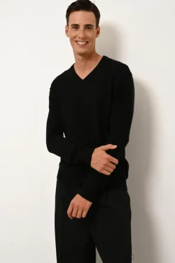 TOM pull col v noir