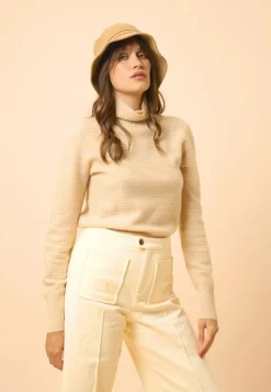 UDNY pull col roulé sable